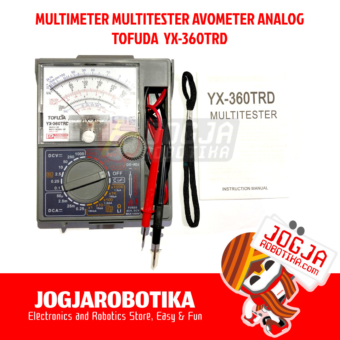 Multimeter Multitester Avometer Analog Tofuda Yx 360trd Yx 360 Trd 8962