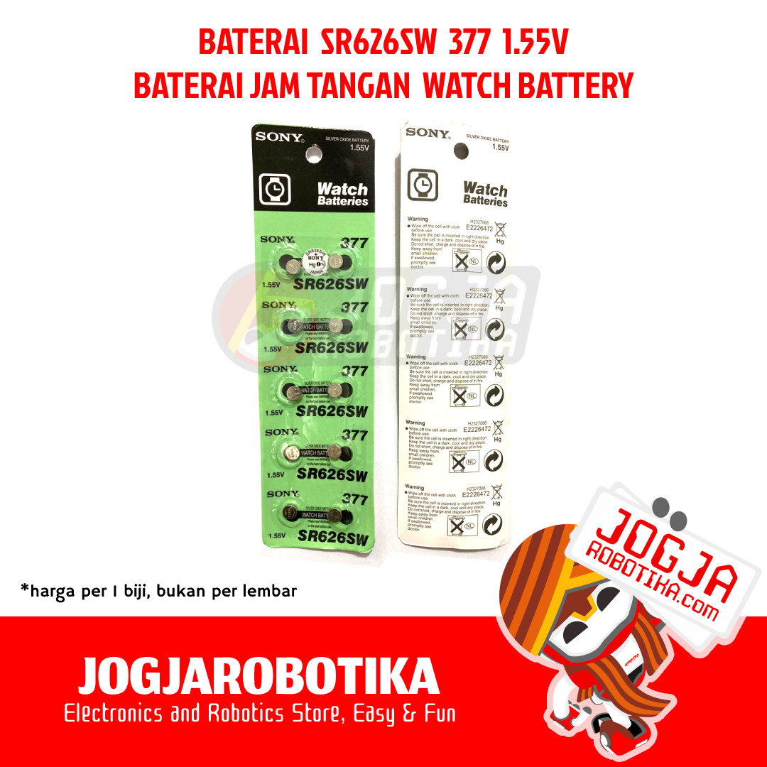 Baterai Jam Tangan Watch Battery Sr Sw Sony V Sr