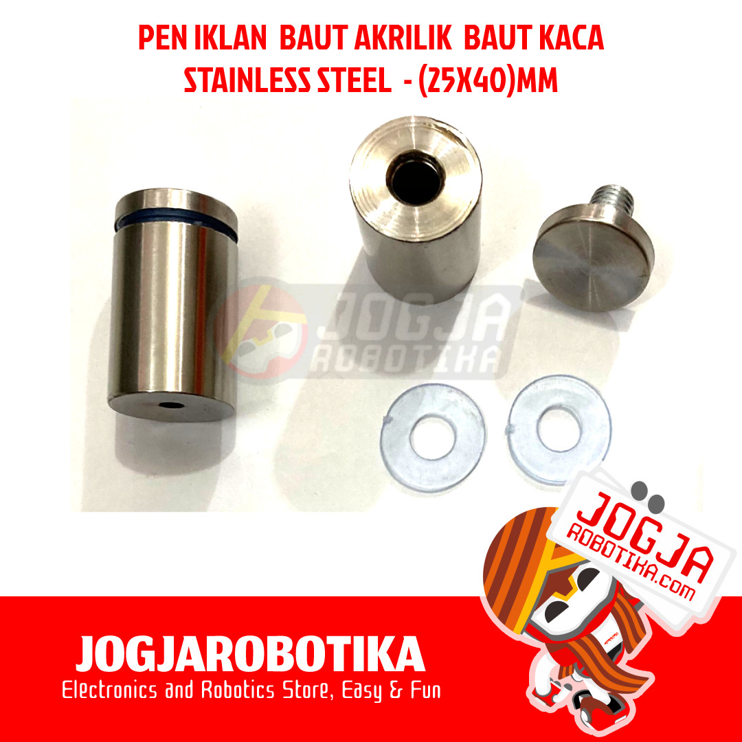 Pen Iklan Baut Akrilik Baut Kaca Stainless X Mm