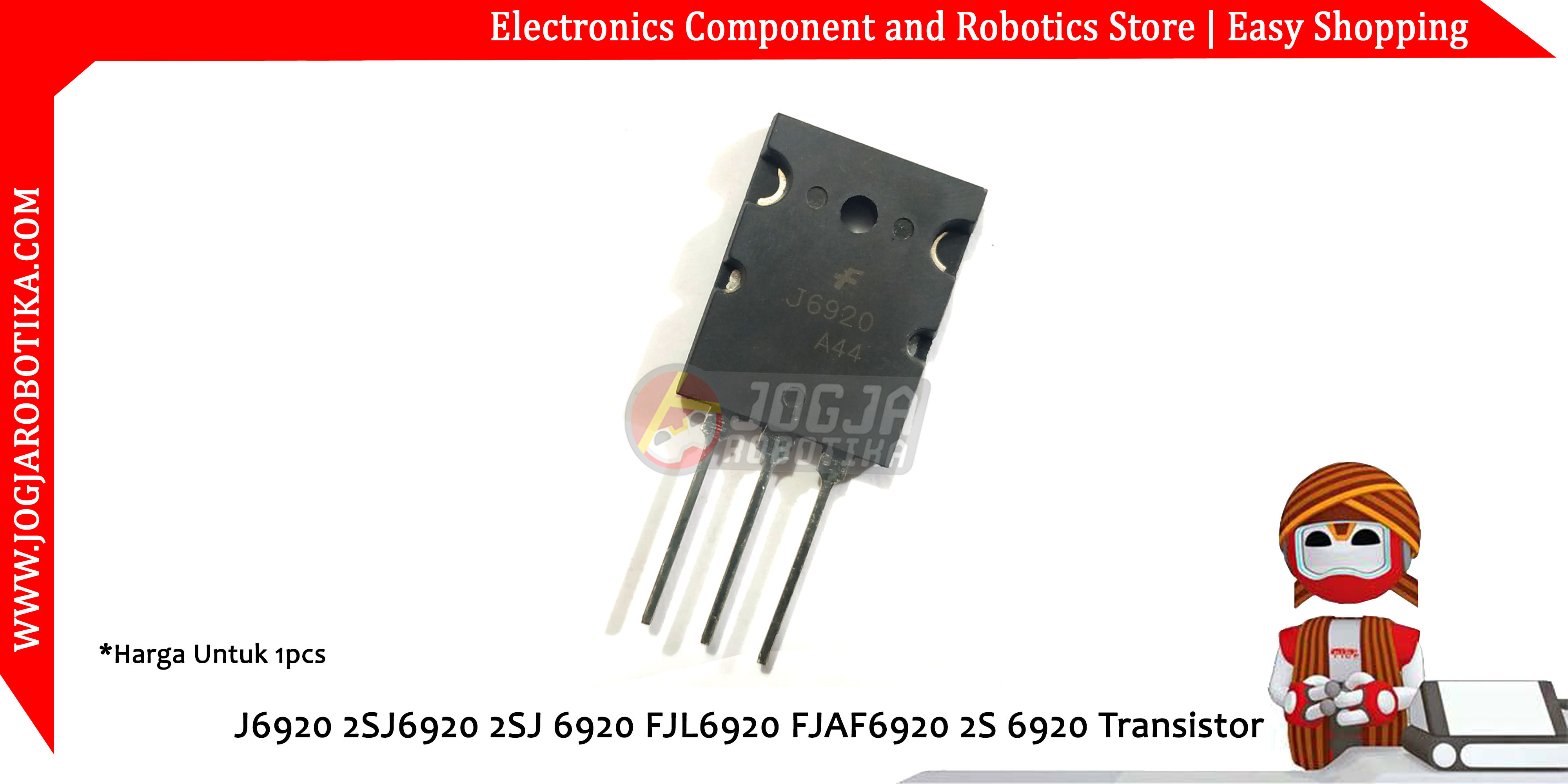 Jual J6920 2SJ6920 2SJ 6920 FJL6920 FJAF6920 2S 6920 Transistor