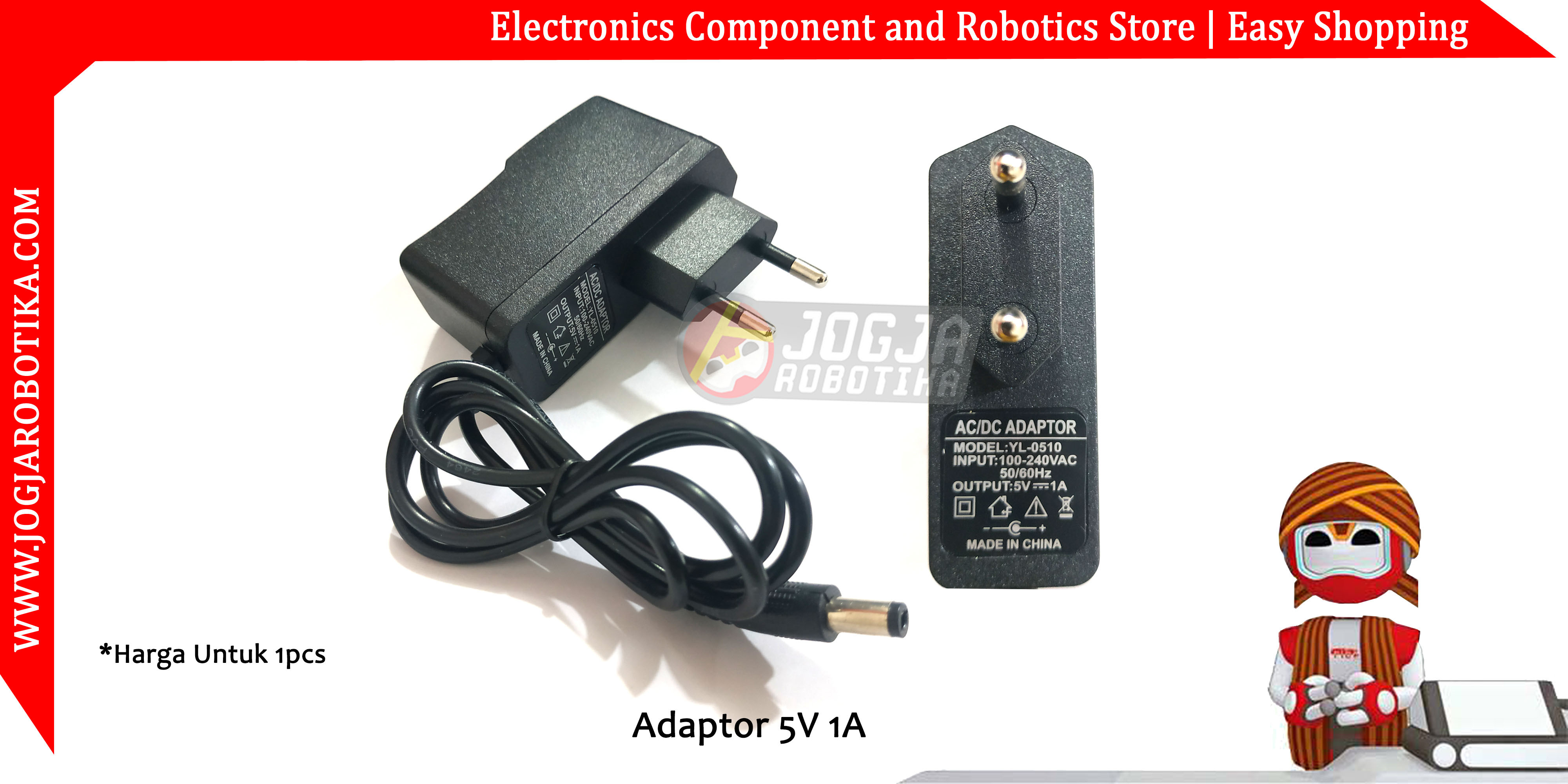 Jual Adaptor 5V 1A