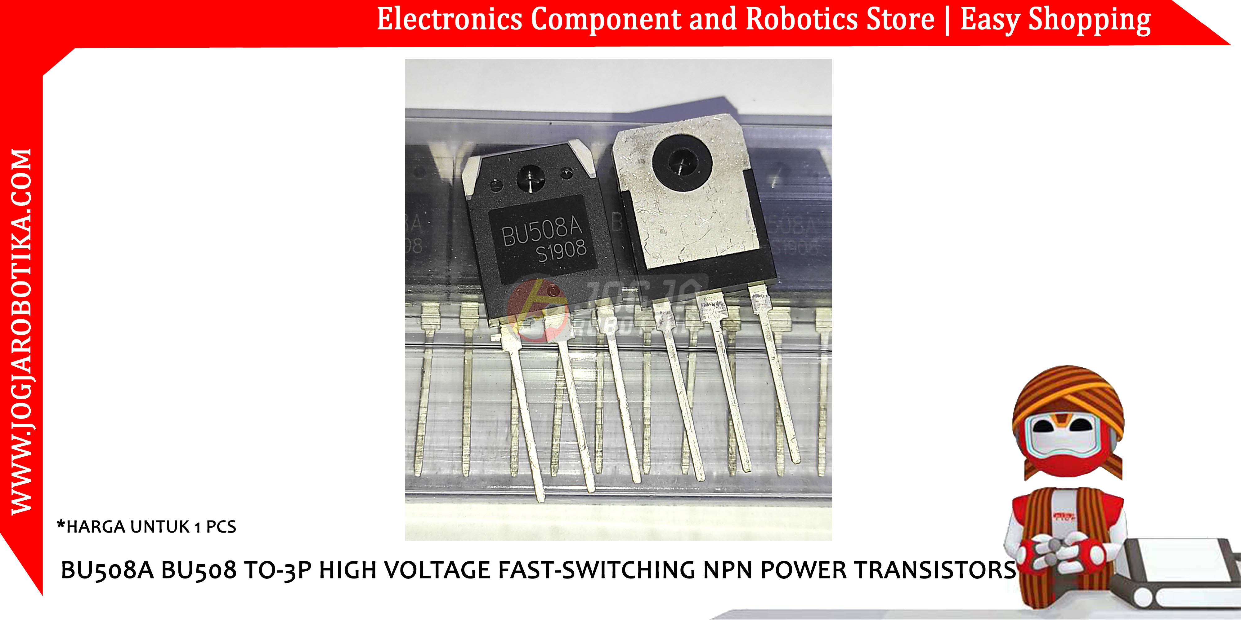 BU508A BU508 TO-3P HIGH VOLTAGE FAST-SWITCHING NPN POWER TRANSISTORS