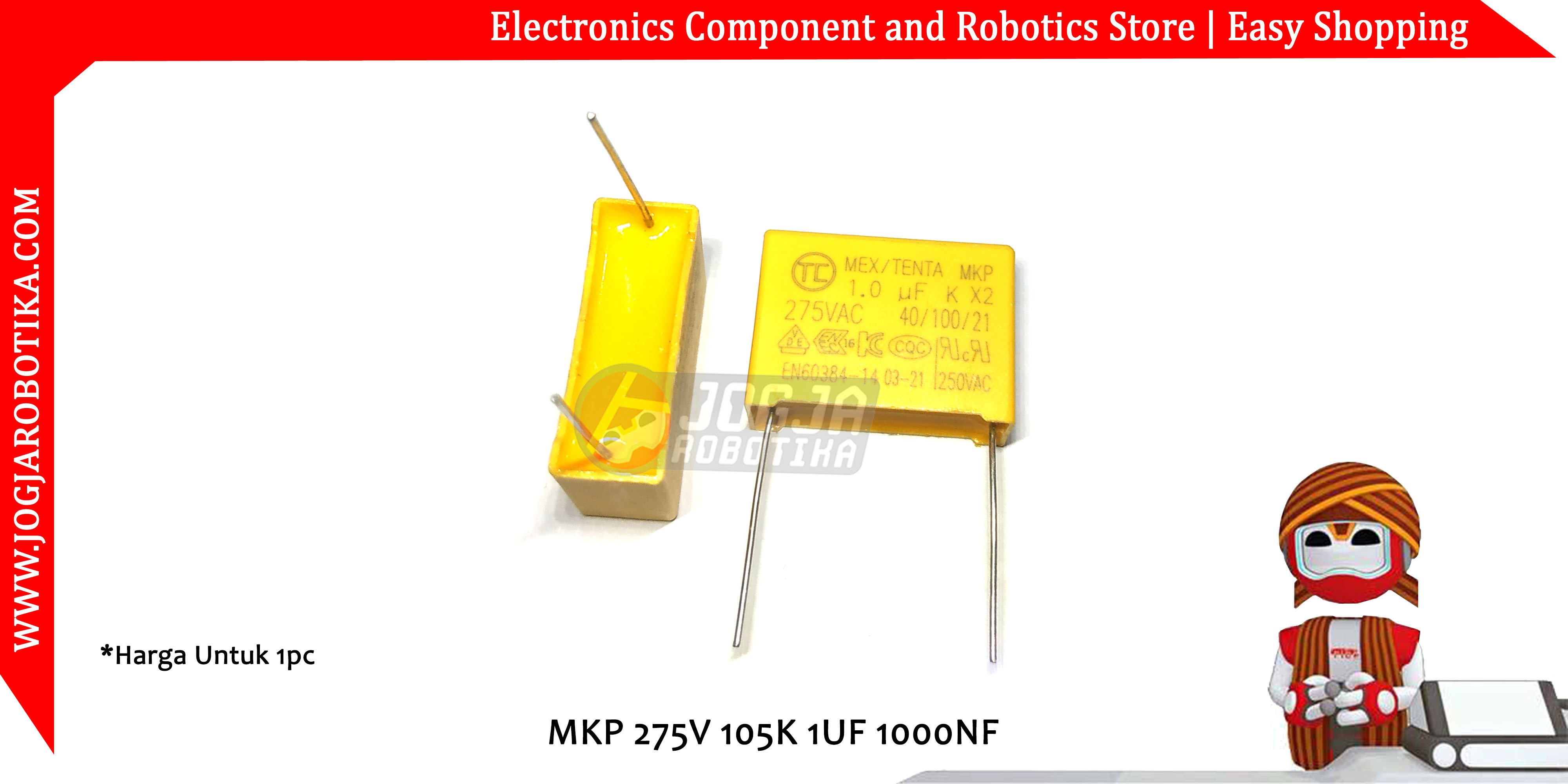 Arcotronics MKP 5x Entstörkondensator Für LED Lampen 4,7µF | 300V AC