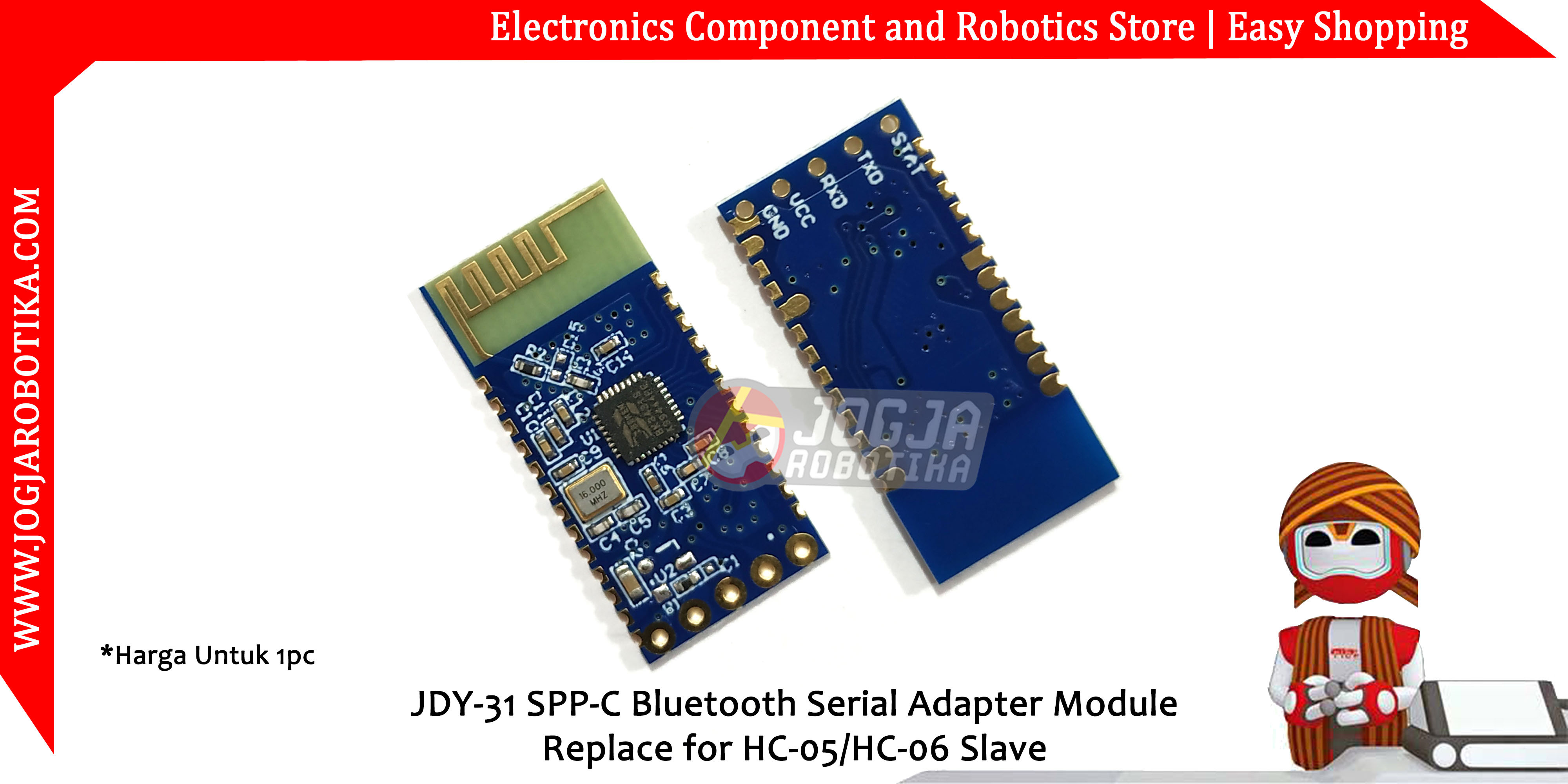 JDY31 SPPC Bluetooth Serial Adapter Module Replace for HC05/HC06 Slave