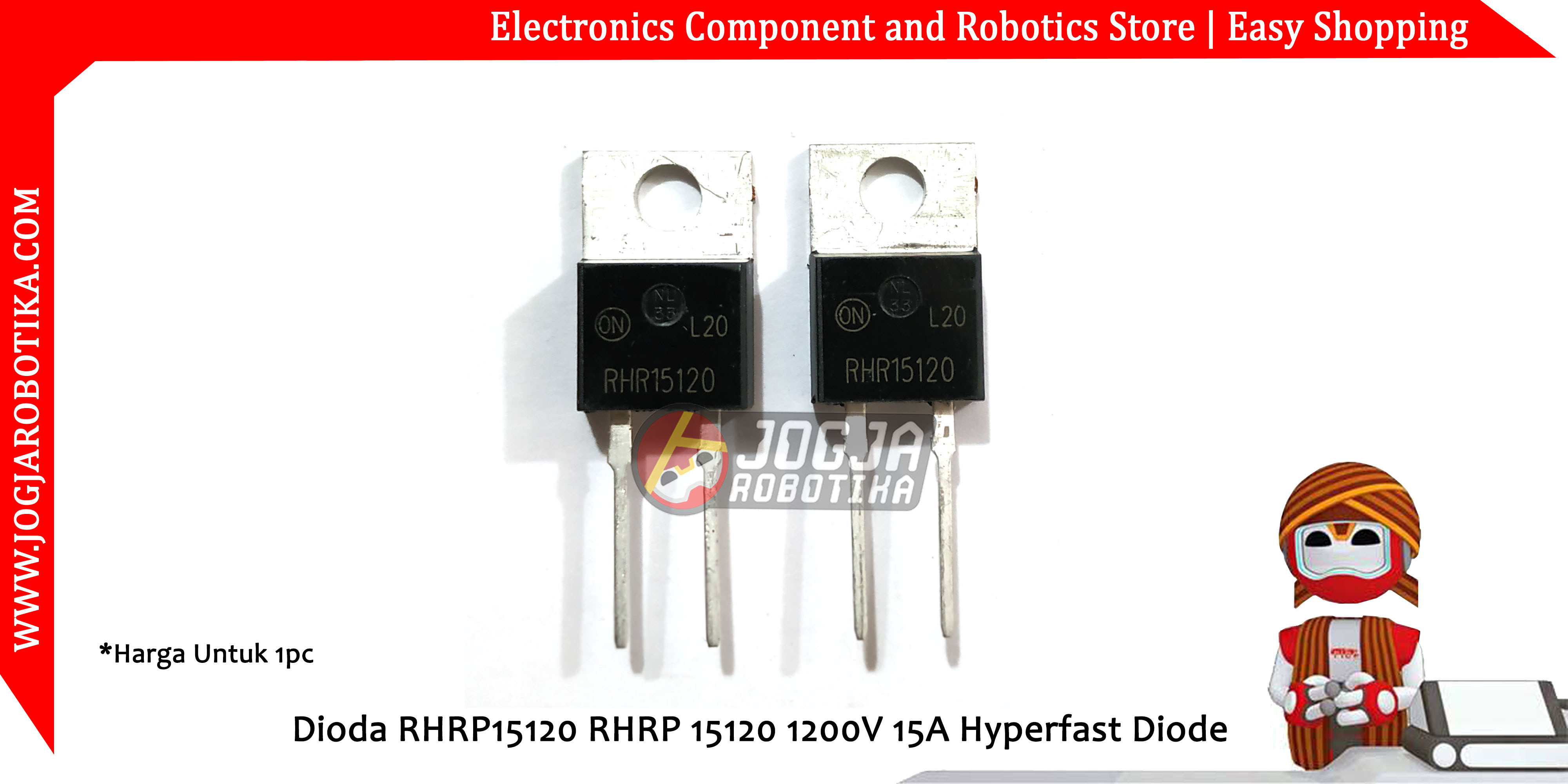 Dioda RHRP15120 RHRP 15120 1200V 15A Hyperfast Diode