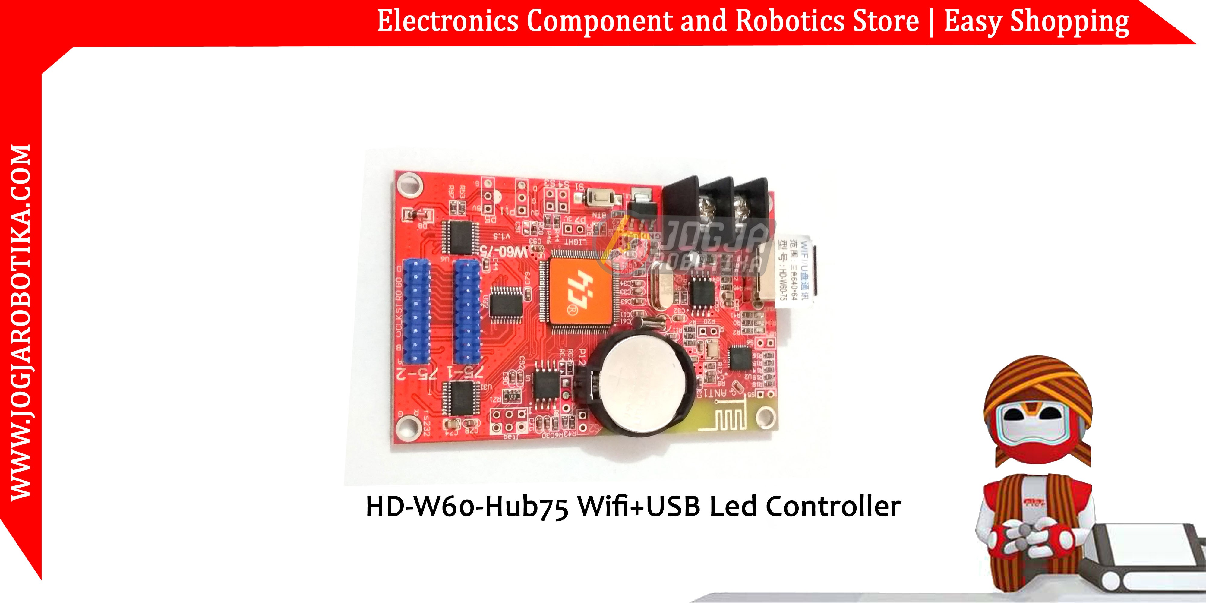 Jual HD-W60-Hub75 Wifi+USB Led Controller