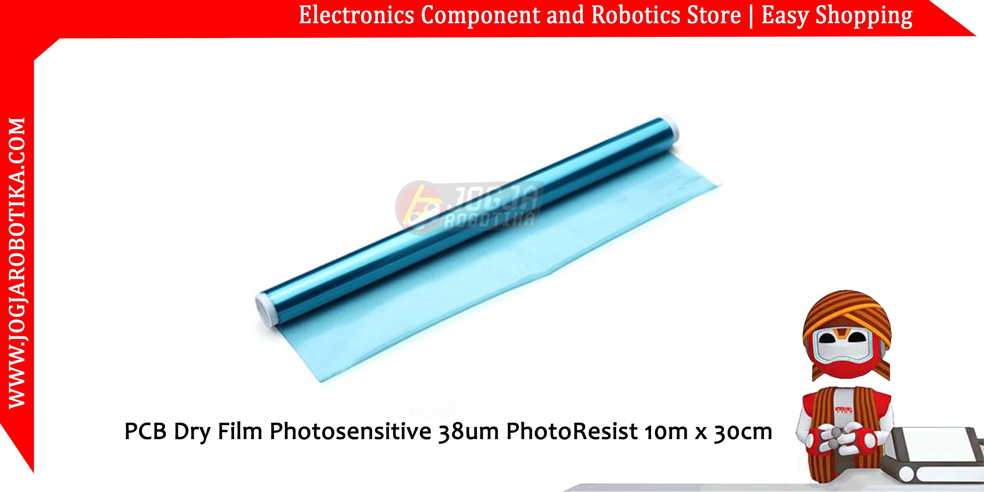 PCB Dry Film Photosensitive 38um PhotoResist 10m x 30cm Toko Komponen