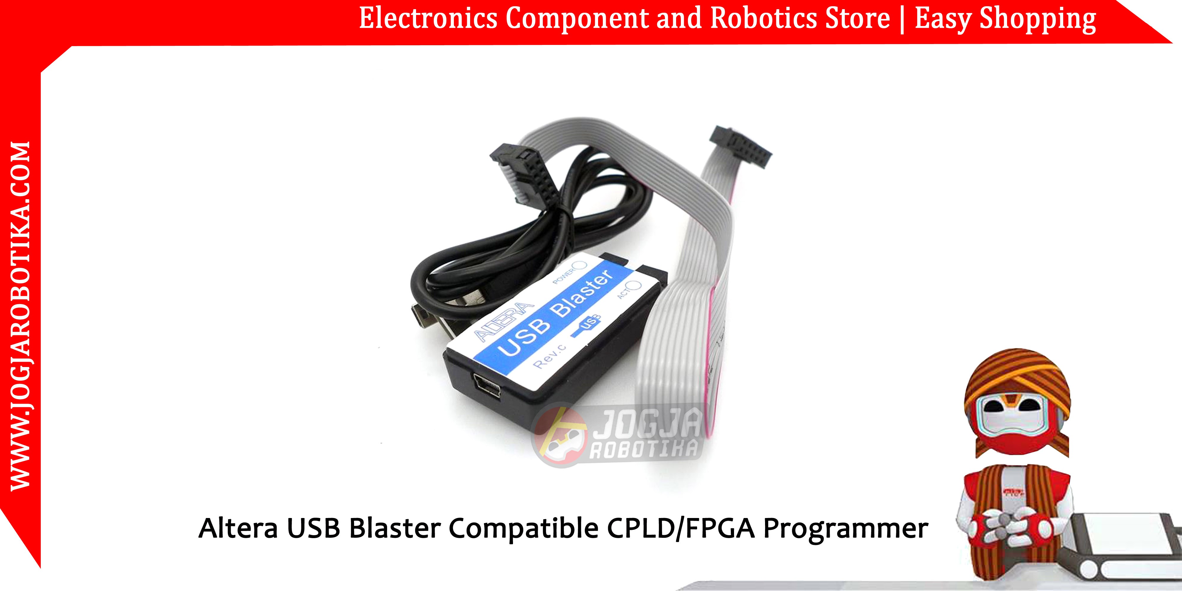 Altera USB Blaster Compatible CPLD/FPGA Programmer - Toko Komponen