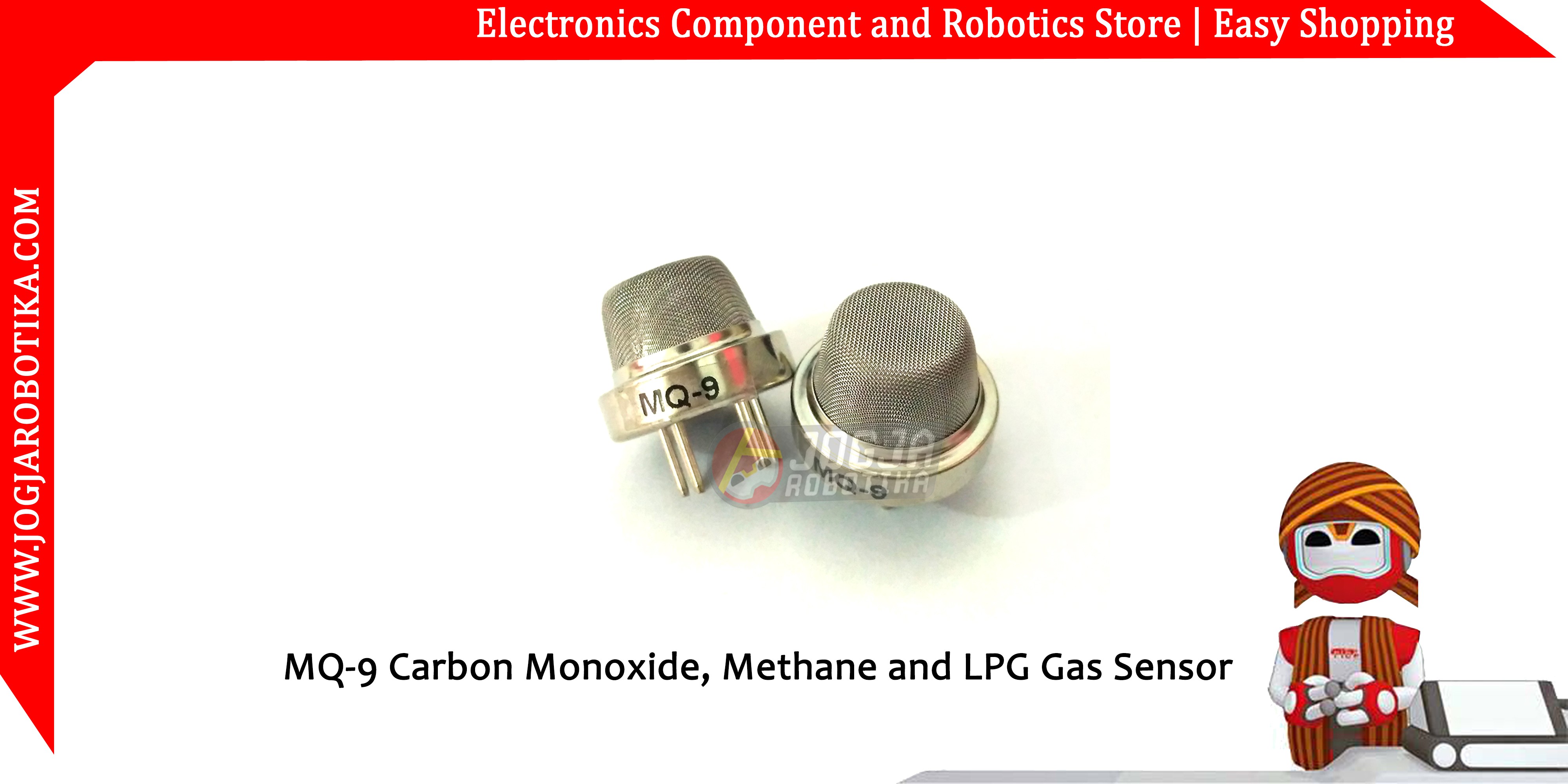 Jual Mq Carbon Monoxide Methane And Lpg Gas Sensor