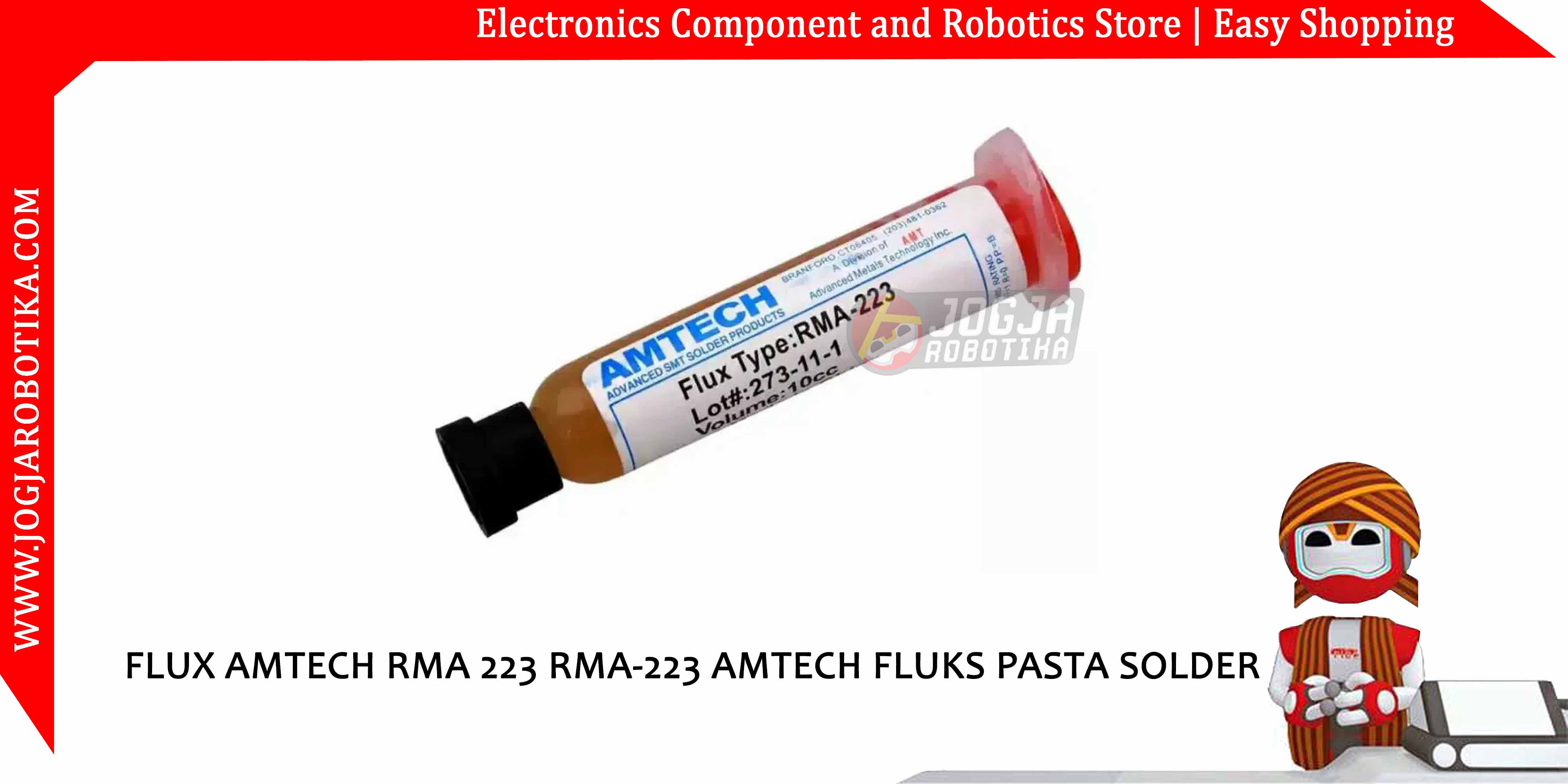FLUX AMTECH RMA 223 RMA-223 AMTECH FLUKS PASTA SOLDER - Toko Komponen ...