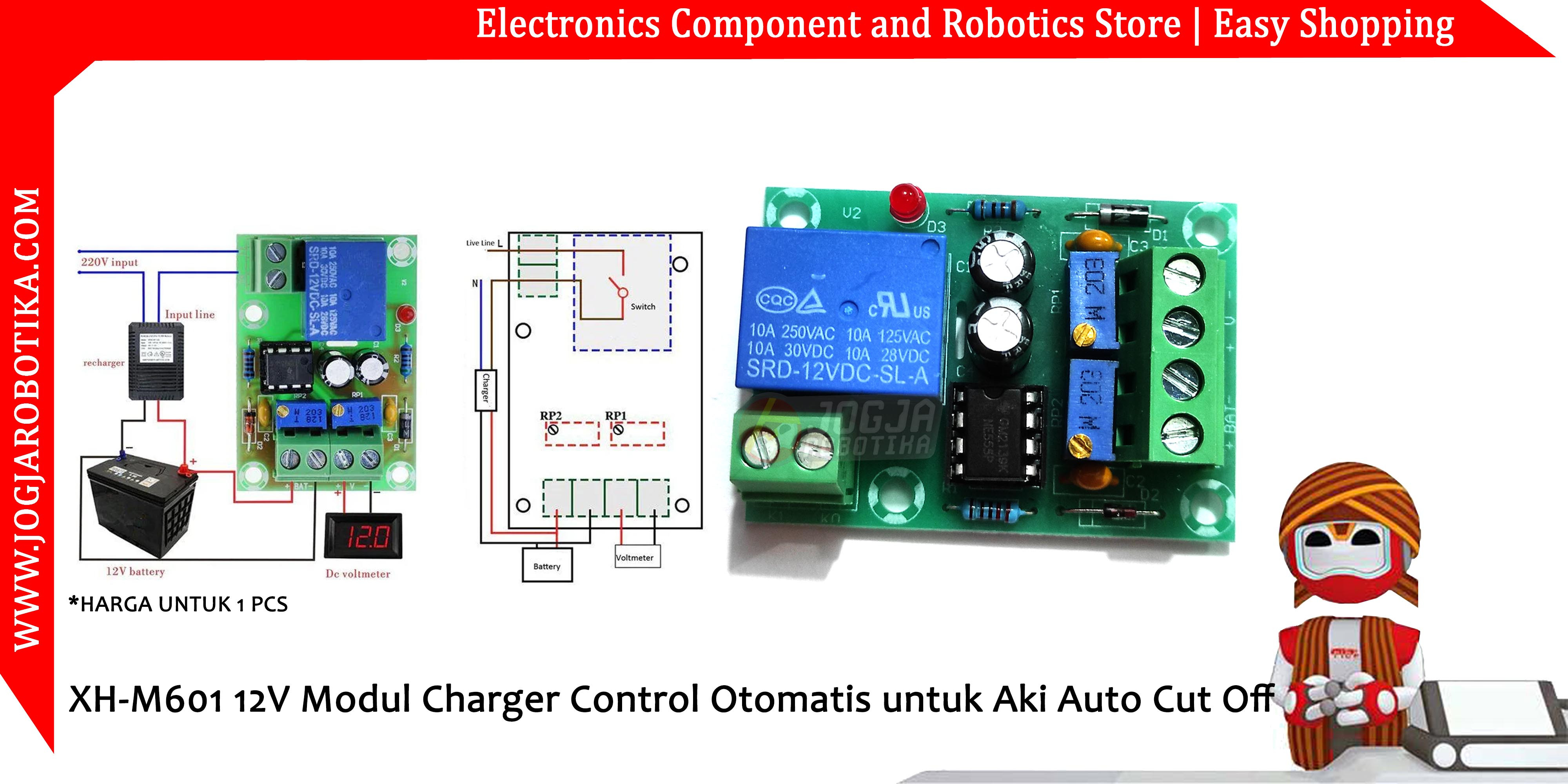 Xh M V Modul Charger Control Otomatis Untuk Aki Auto Cut Off