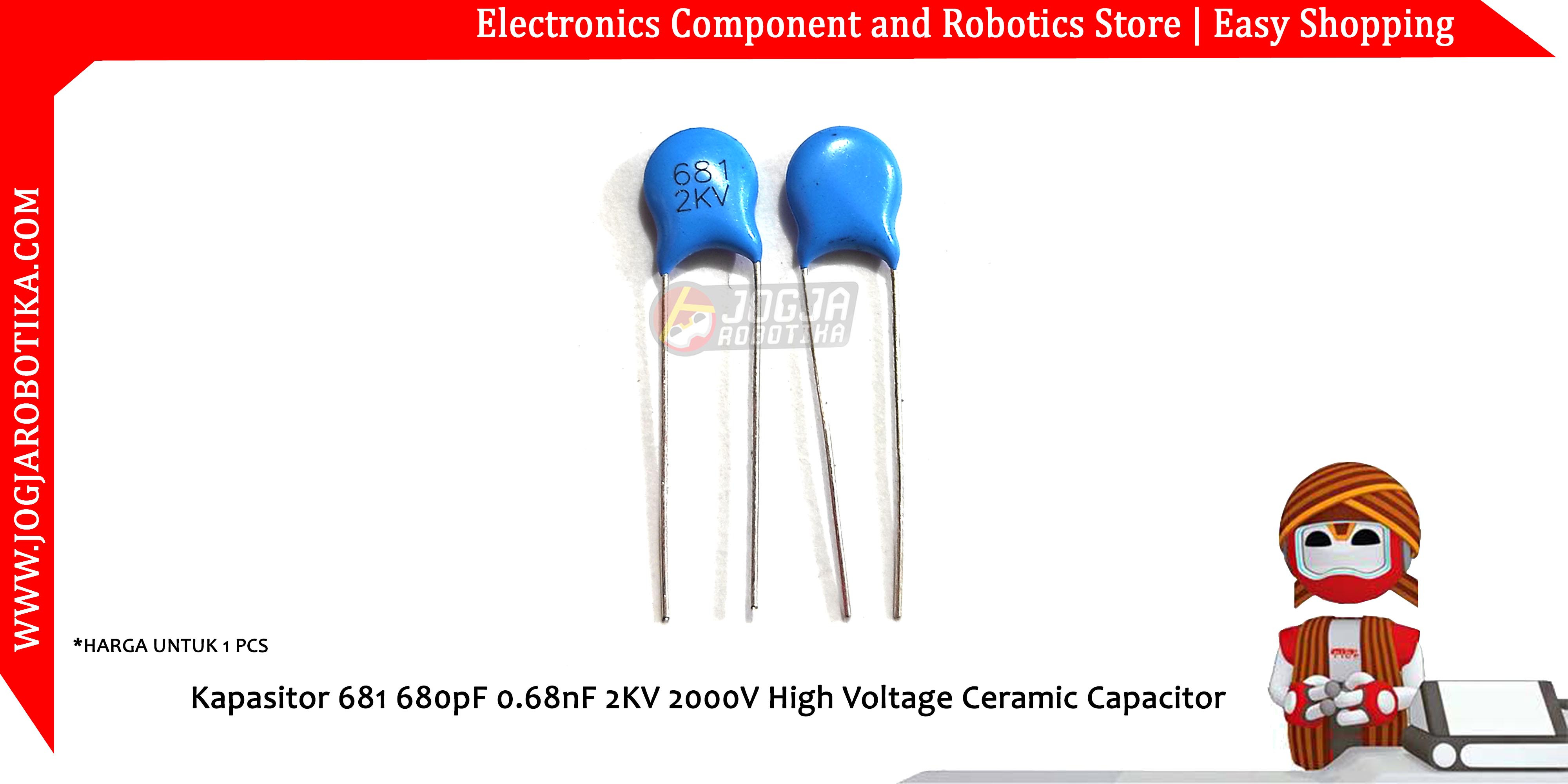 Kapasitor Pf Nf Kv V High Voltage Ceramic Capacitor