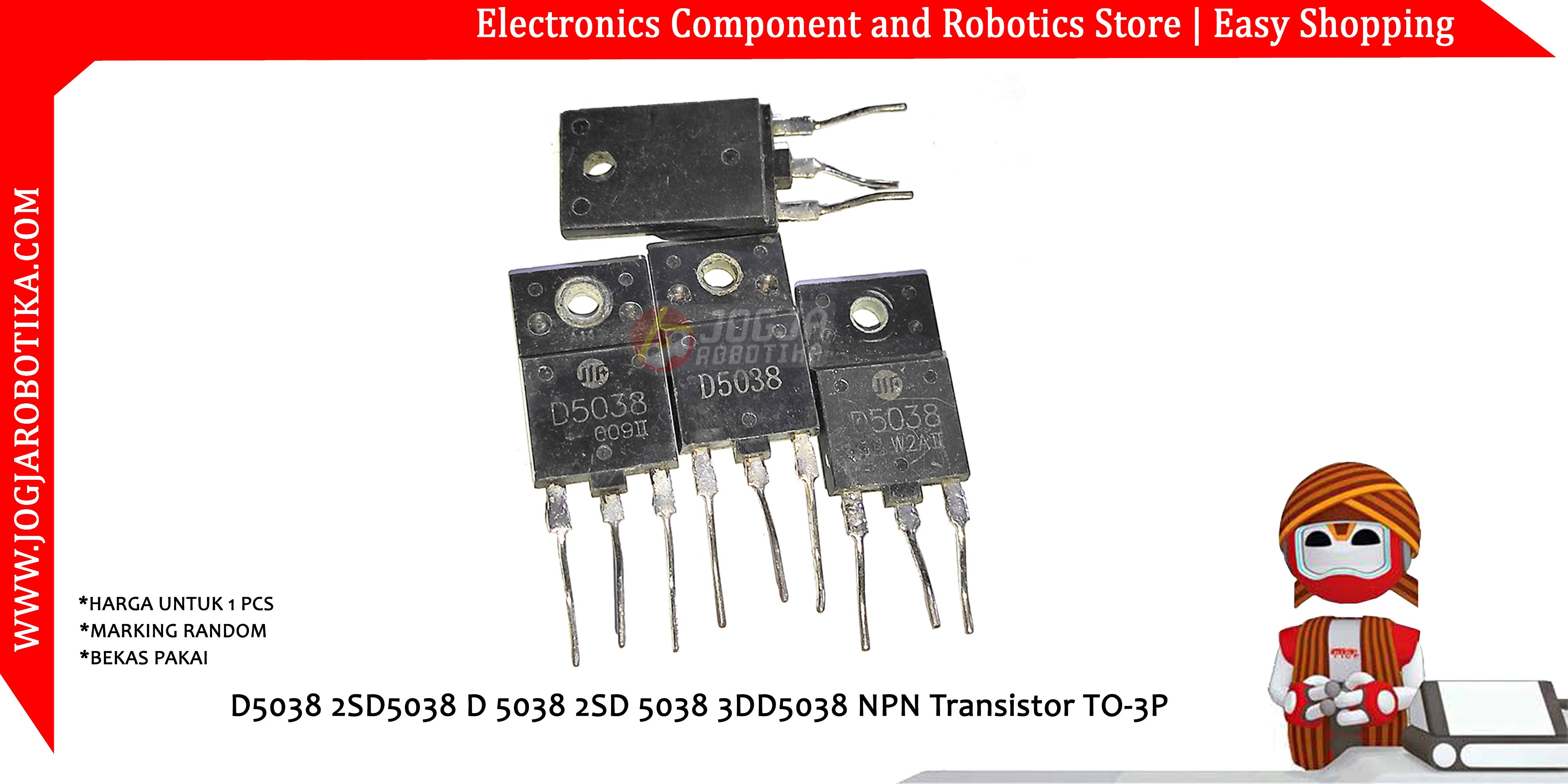 D5038 2SD5038 D 5038 2SD 5038 3DD5038 NPN Transistor TO3P Toko