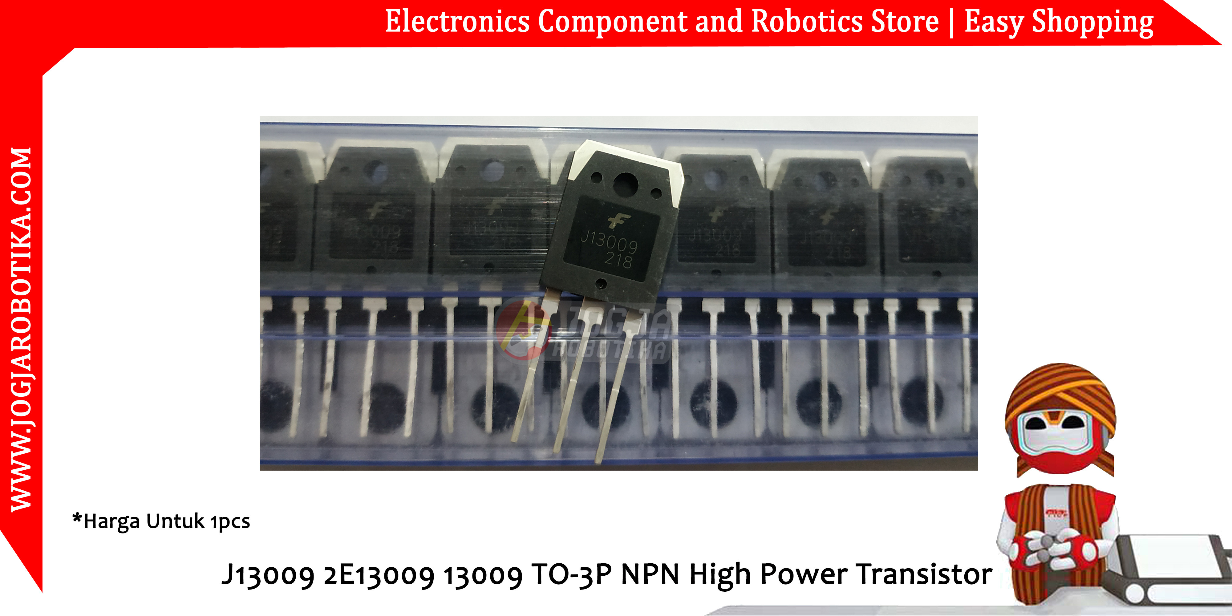 Onsemi FJA13009TU NPN Transistor, 12 A, 400 V, 3-Pin TO-3P RS