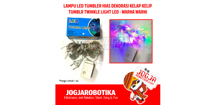 LAMPU TUMBLER TUMBLR LED HIAS DEKOR KELAP KELIP TWINKLE LIGHT