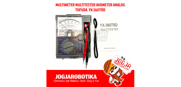 MULTIMETER MULTITESTER AVOMETER ANALOG TOFUDA YX-360TRD YX 360 TRD
