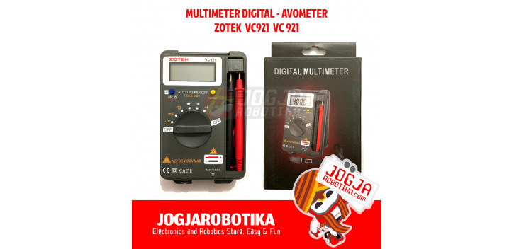 MULTIMETER DIGITAL AVOMETER ZOTEK VC921 VC 921 POCKET SIZE