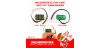 MINI VOLTMETER DIGITAL DC 4-30V 0-100V 3 DIGIT 0.36 INCH - HIJAU REDUP GREEN-YELLOW