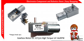 Gearbox Motor DC JGY370 High Torque 12V 160RPM