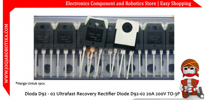 Dioda D92 - 02 Ultrafast Recovery Rectifier Diode D92-02 20A 200V TO-3P