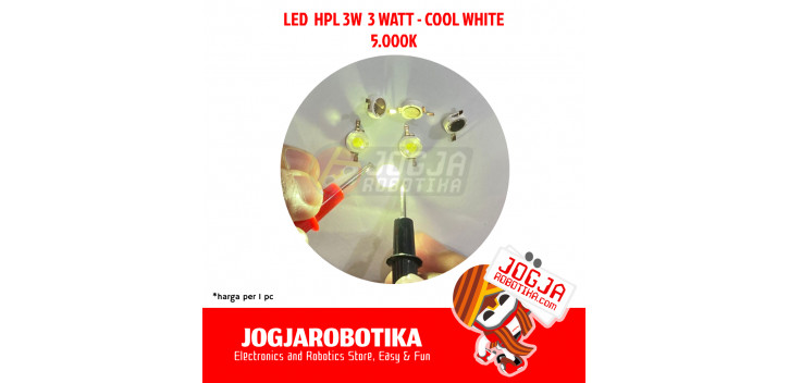 LED HPL HIGH POWER LED 3W 3 WATT - COOL WHITE - 5.000K