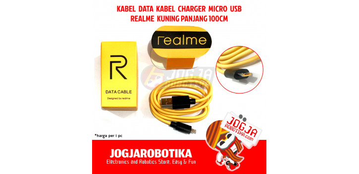 KABEL DATA KABEL CHARGER MICRO USB 100CM 1 METER - REALME