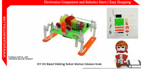 DIY Kit Biped Walking Robot Mainan Edukasi Anak
