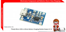 TP4056 Micro USB to Lithium Battery Charging Module Output 5V 1A