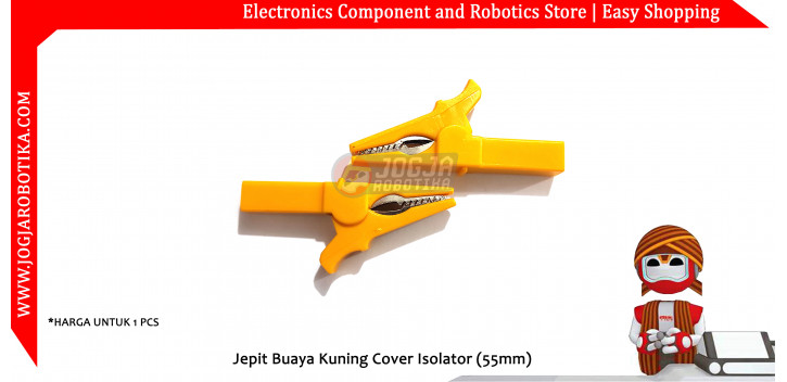 Jepit Buaya Kuning Cover Isolator (55mm)