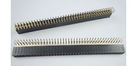 2x40 Pin Female Header Double Row Right Angle (2.54 mm)