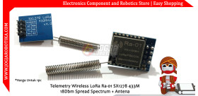 Telemetry Wireless LoRa Ra-01 SX1278 433M 18Dbm Spread Spectrum + Antena