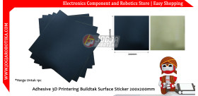 Adhesive 3D Printering Buildtak Surface Sticker 200x200mm