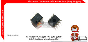 IC JRC4580D JRC4580 JRC 4580 4580D DIP-8 Dual Operational Amplifier
