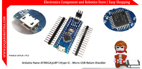 Arduino Nano ATMEGA328P CH340 IC - Micro USB Belum Disolder