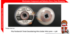 Pita Pembersih Timah Desoldering Wire Solder Wick 3mm – 1.5M