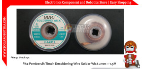 Pita Pembersih Timah Desoldering Wire Solder Wick 2mm – 1.5M