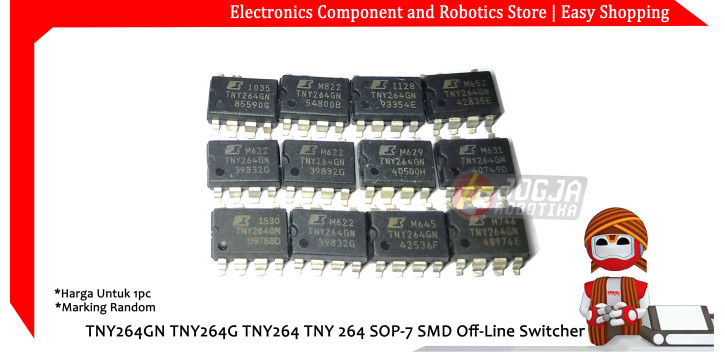 TNY264GN TNY264G TNY264 TNY 264 SOP-7 SMD Off-Line Switcher