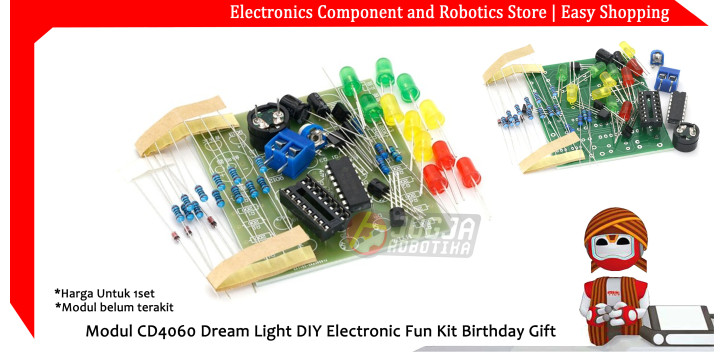 Modul CD4060 Dream Light DIY Electronic Fun Kit Birthday Gift