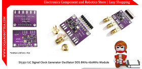 SI5351 I2C Signal Clock Generator Oscillator DDS 8KHz-160MHz Module