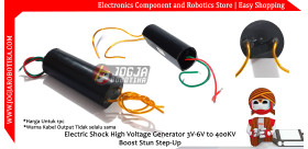 Electric Shock High Voltage Generator 3V-6V to 400KV Boost Stun Step-Up