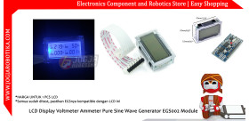 LCD Display Voltmeter Ammeter Pure Sine Wave Generator EGS002 Module