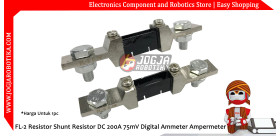 FL-2 Resistor Shunt Resistor DC 200A 75mV Digital Ammeter Ampermeter