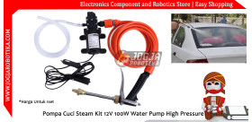 Pompa Cuci Steam Kit 12V 100W Water Pump High Pressure