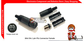 Mini Din 7 pin PS2 Connector Female