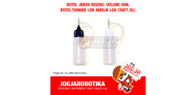 Botol Jarum 10ml Kosong Refill Liquid Botol Thinner Lem Akrilik Craft