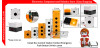 BX4-22 Kotak Box Control Station Tombol Emergency Push Button Switch 22mm - Kuning