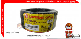 Kabel NYYHY 2x0.75 - Hitam