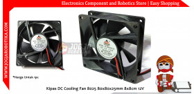 Kipas DC Cooling Fan 8025 80x80x25mm 8x8cm 12V