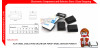 FC-1 KLIP KABEL CABLE WIRE ORGANIZER PERAPI KABEL DENGAN PEREKAT - HITAM