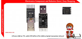 CP2102 USB to TTL with DTR 6Pin 6 Pin USB to Serial Converter 5V/3.3V